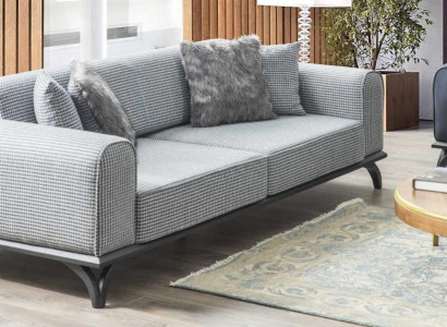 Three Seater Couch Sofa 227cm Sofa Couches Upholstery Furniture Textile Fabric